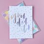 You Did It Celebration Card With Confetti Envelope, thumbnail 1 of 4
