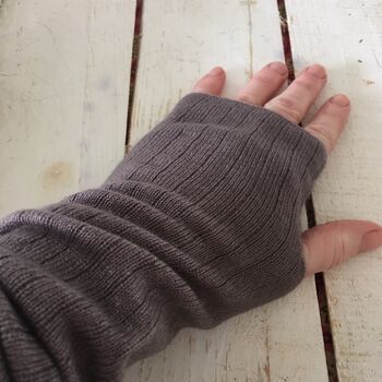 Cashmere Silk Wrist Warmers, 4 of 7