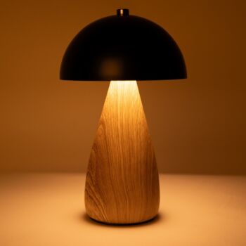 Blue Oak Mushroom Rechargeable Lamp, 4 of 4