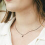 Handcrafted Solid Silver Robin Necklace With Rose Gold, thumbnail 6 of 10