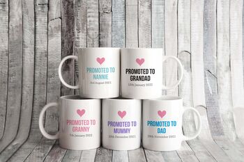 Personalised Promoted To Grandma / Nanny Drink Mug, 2 of 2