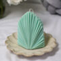 Giant Palm Big Leaf Shaped Soy Wax Candle, thumbnail 3 of 5