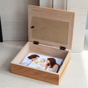 Personalised Welcome To The World Photo Keepsake Box, 3 of 3
