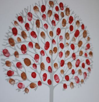 Personalised First Holy Communion Fingerprint Tree, 3 of 8