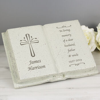 Personalised Cross Memorial Book, 3 of 3