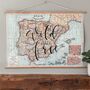 Personalised Map Of Spain And Portugal, thumbnail 10 of 10