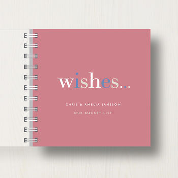 Personalised 'Wishes' Small Notebook, 7 of 11