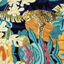 Midnight Jungle Leopard Sarong Scarf, thumbnail 3 of 6