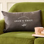 Personalised Housewarming Linen Cushion, thumbnail 1 of 6