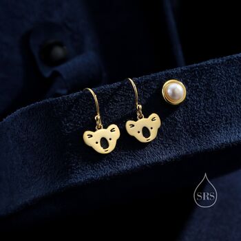 Koala Bear Drop Hook Earrings, 2 of 10