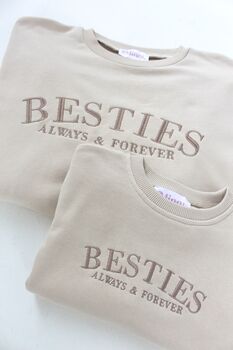 Spring Besties Ladies Matching Mini Me Sweatshirts, 2 of 10