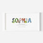 Personalised Children's Name Print | Nursery Wall Art | Animals, thumbnail 3 of 10