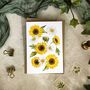 Sunflower Note Cards And Envelopes, thumbnail 1 of 5
