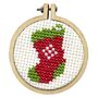Stocking Up On Festive Cheer! Christmas Mini Matchbox Cross Stitch Kit, thumbnail 3 of 5