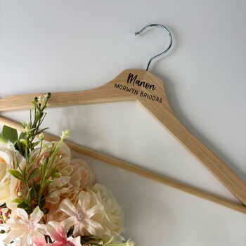 Engraved Wedding Hanger, 10 of 12