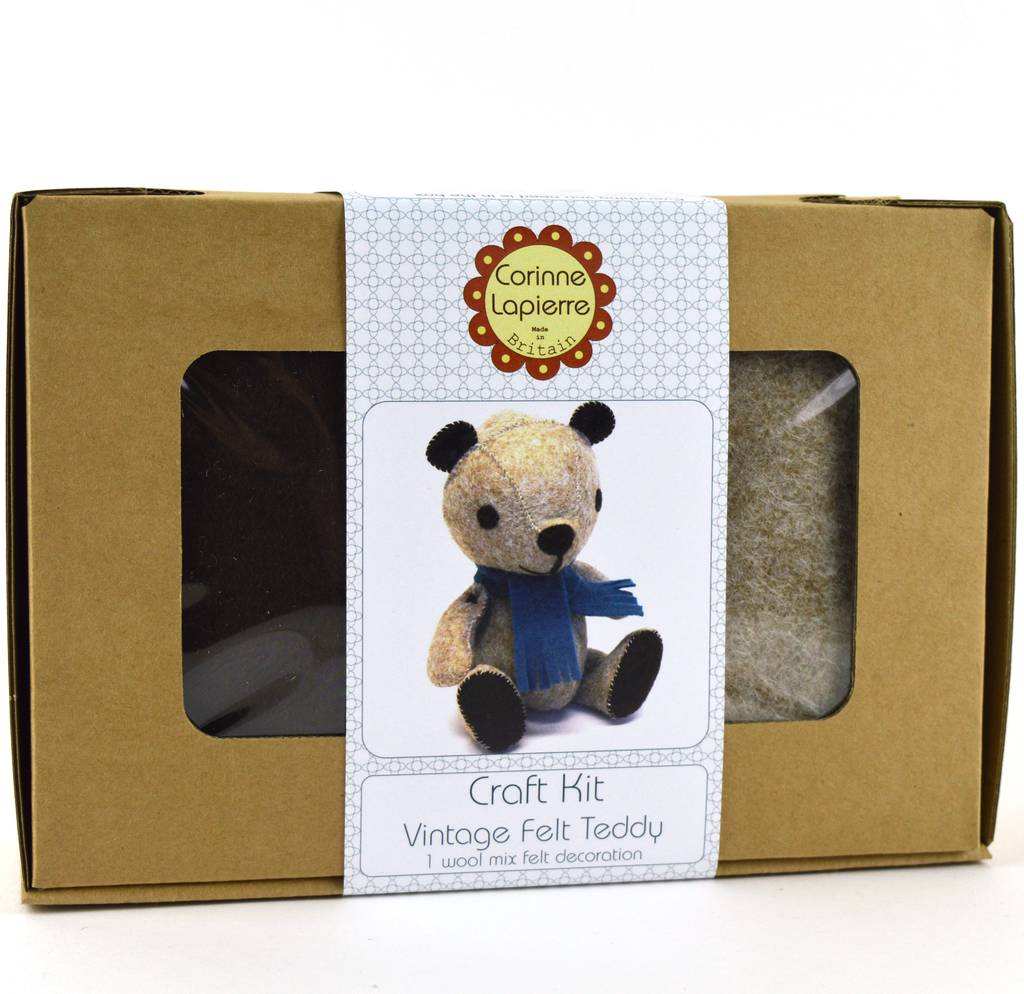 felt teddy bear sewing kit