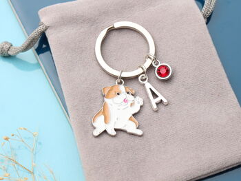 Personalised Bulldog Keyring, 10 of 12