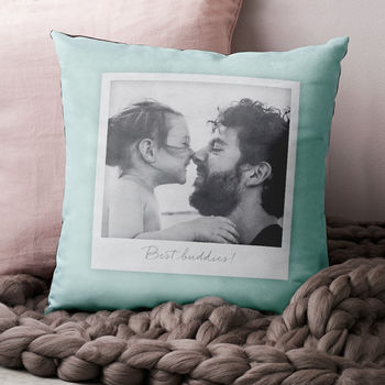 Personalised Retro Style Photo Cushion, 6 of 10