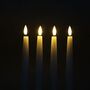 Set Of Four White Taper Candles With Remote, thumbnail 7 of 7