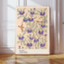 Japanese Floral And Birds Vintage Art Print, thumbnail 1 of 4
