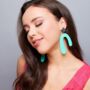 The Tallia Large Drop Statement Earrings, thumbnail 3 of 3