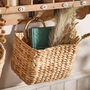 Wicker Hanging Magazine Storage Basket, thumbnail 1 of 5