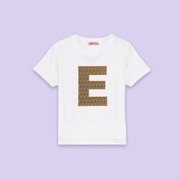 Personalised African Print Letter Kids Top, 6 of 6