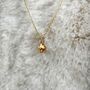 Mushroom 18ct Gold Plated Charm Necklace, thumbnail 4 of 5