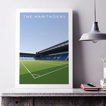 West Brom The Hawthorns East Stand Poster, 4 of 8