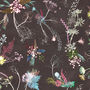 Edwardian Bloom Brown Floral Wallpaper Design, thumbnail 3 of 3