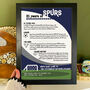 Years Of Being A Spurs Fan Print Birthday Gift For Tottenham Fan, thumbnail 2 of 6