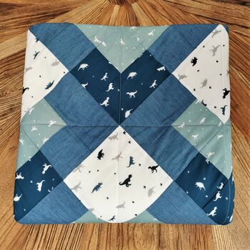 Quilts For Sale, Dinosaur Quilt, Kids Patchwork Blanket, 4 of 12