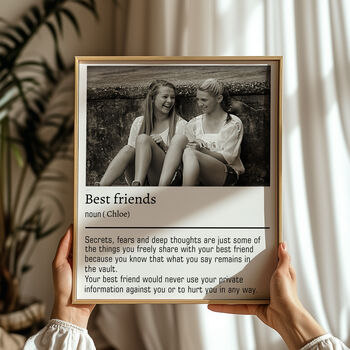 Best Friend Definition Print, 5 of 6