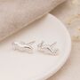 Sterling Silver Seahorse Stud Earrings – 13mm, thumbnail 1 of 9