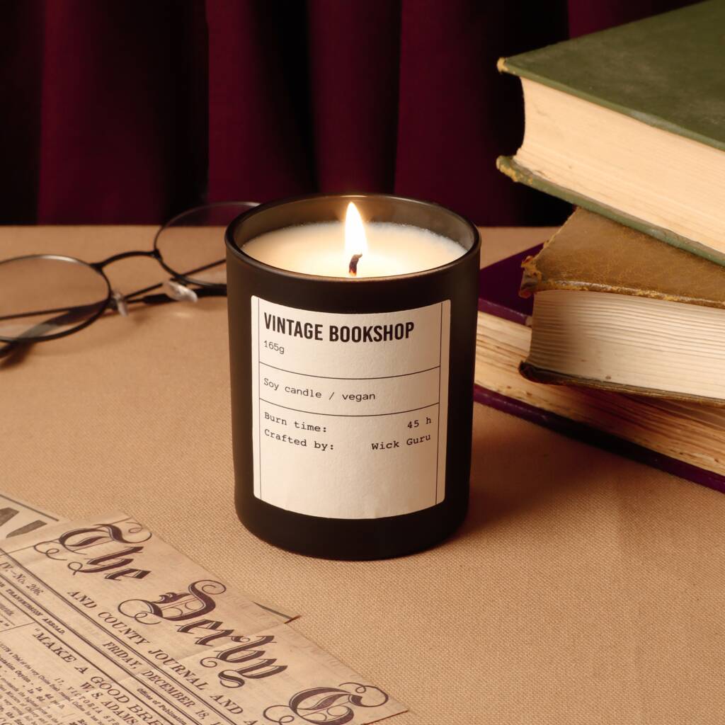 Bookshop Candle | Gifts For Book Lovers | Handmade With Soy