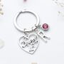 Personalised Sweet Sixteen 16th Birthday Girl Keyring Sixteenth Present, thumbnail 1 of 9