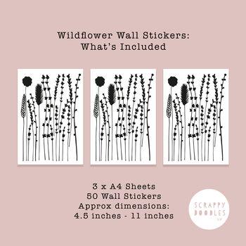 Wildflower Wall Decals, 4 of 4