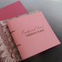 Personalised Leather Wedding Planner Scrapbook, thumbnail 4 of 11