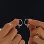 Sterling Silver Pheonix Hoops, thumbnail 3 of 10