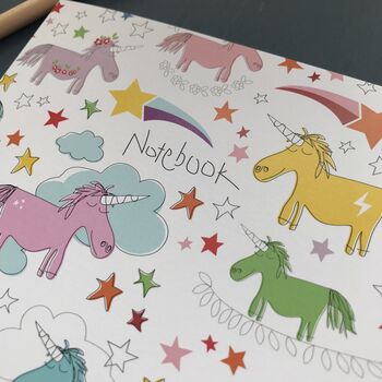 Unicorn A5 Notebook Or Notebook Set, 3 of 9