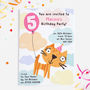 Birthday Cat Party Invitations, thumbnail 1 of 3