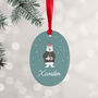 Personalised Oval Christmas Decoration, thumbnail 2 of 12