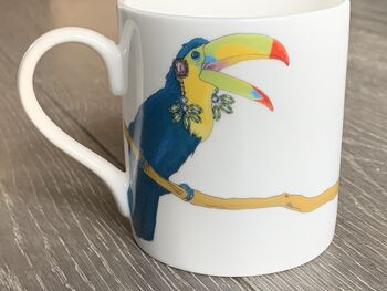 Toucan Print Illustrated Mug, 3 of 5