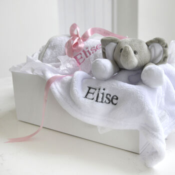 Personalised Towel And Comforter Gift Hamper, 5 of 12