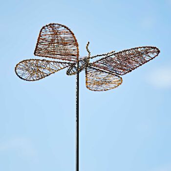 Anima Metal Butterfly Garden Stake Decoration, 3 of 6