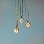 Gold Plated Mother Of Pearl Zodiac Necklace, thumbnail 4 of 8
