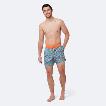 Father And Son Botanical Print Matching Swim Shorts, 2 of 8