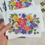 Whimsical Flower Garden A6 Folded Note Cards And Envelopes, thumbnail 5 of 10