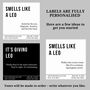 Custom Text Leo Star Sign Candle, thumbnail 2 of 7