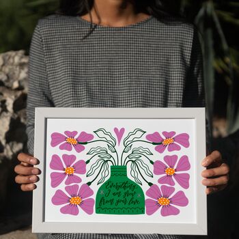 Everything I Am Grew From Your Love Print Gift For Mum, 3 of 4